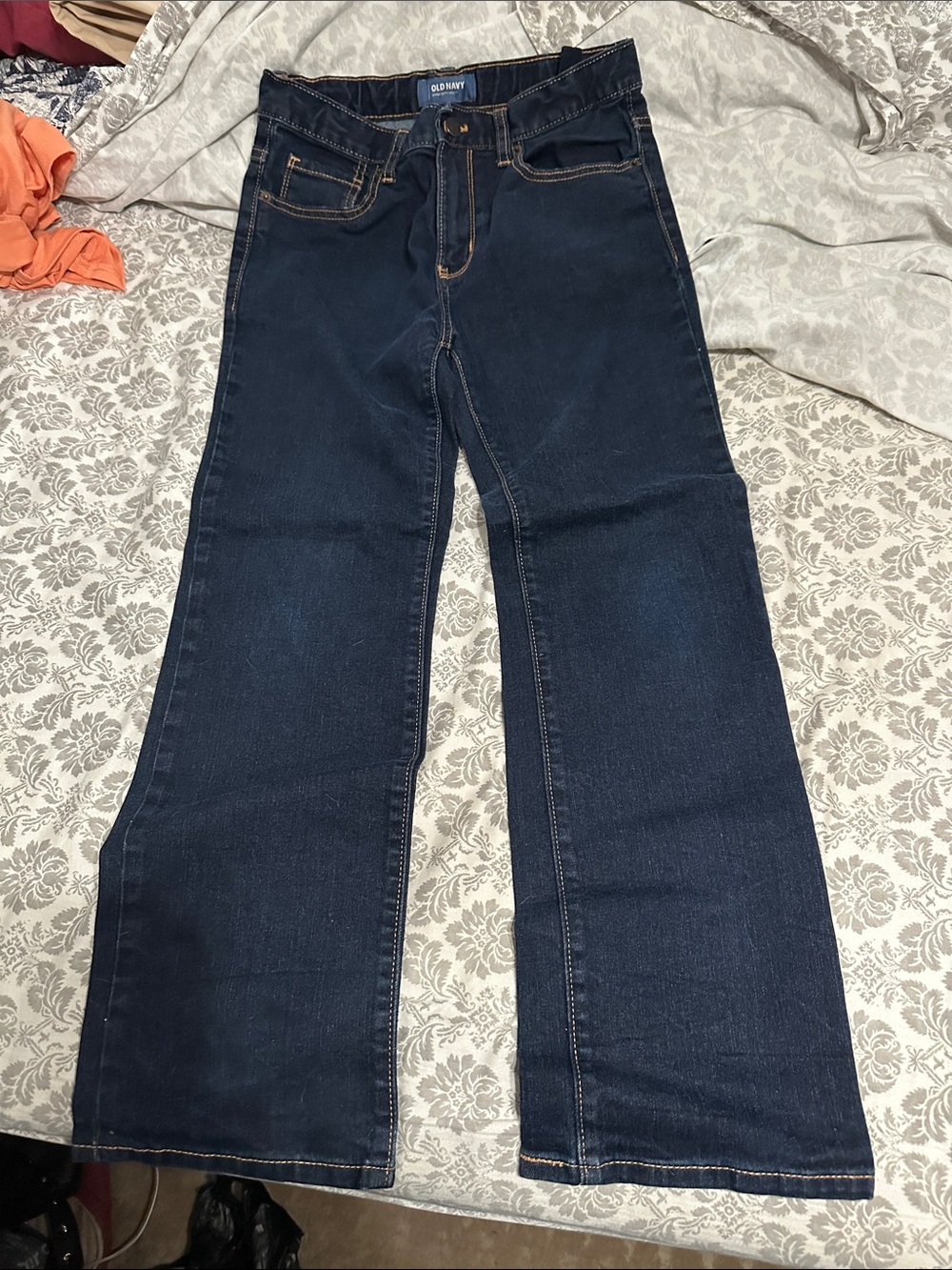 Old Navy Women's Dark Blue Wide Leg Jeans